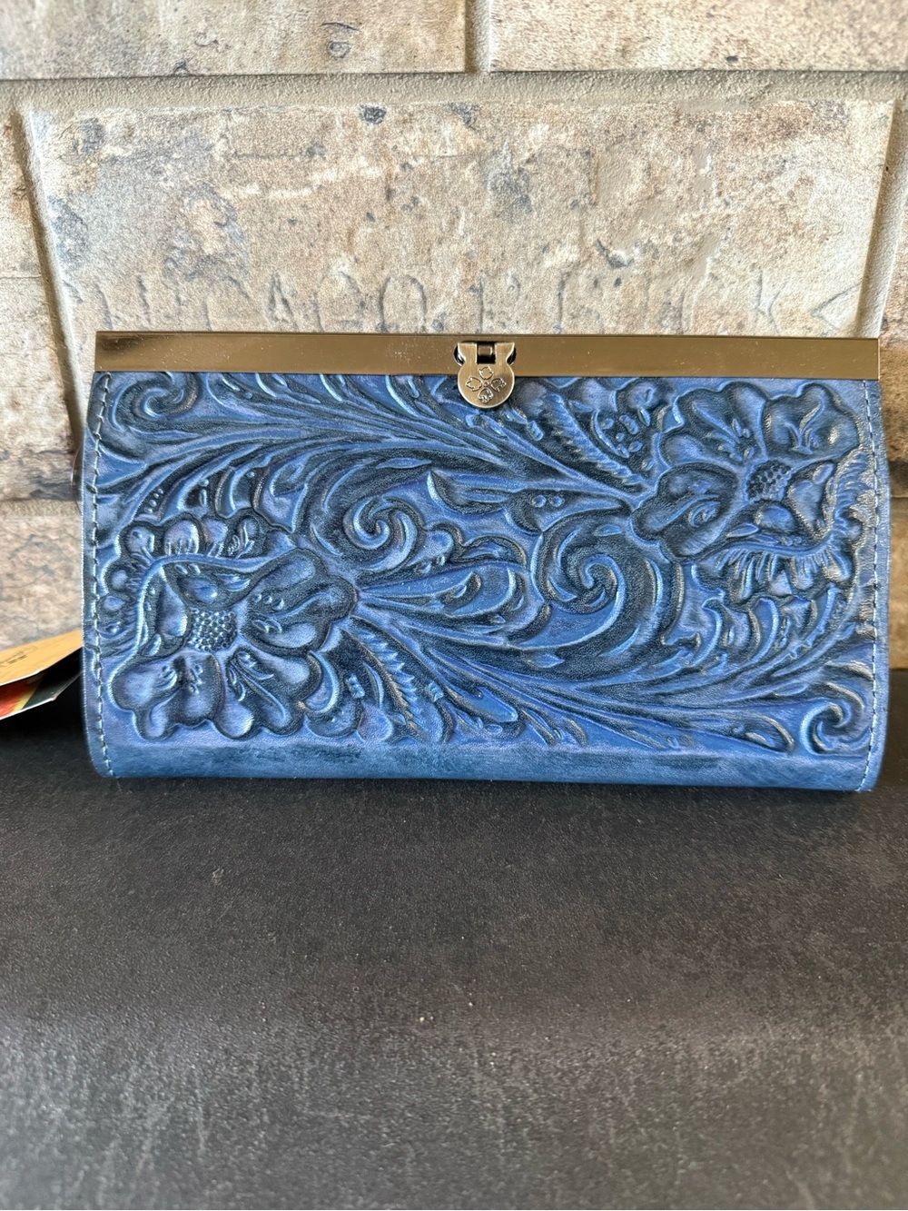 Patricia Nash Hand-Tooled Floral Leather Wallet